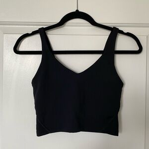 Black athletic tank, size 4